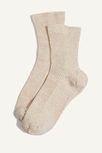 DeFacto Girl's 5-Pack Cotton Long Socks G0236A8Ns