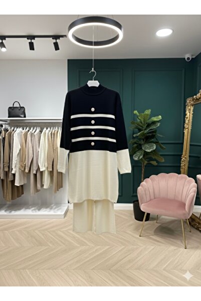 fariza tekstil Πλεκτό σετ παντελονιού σε κανονικό μέγεθος