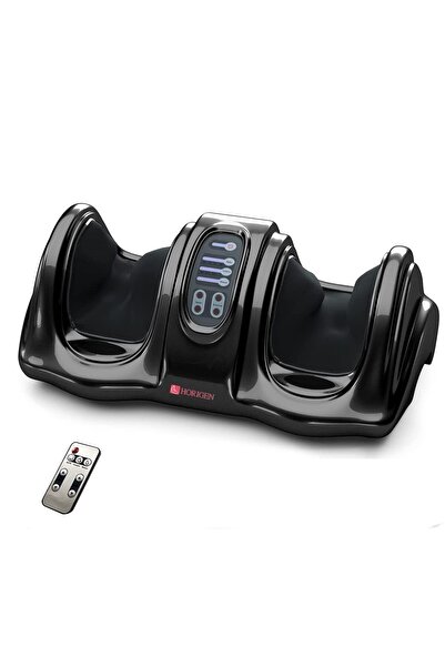 MACVI ® Foot Massager, 4 Modes, Heating, Adjustable Intensity, for Feet, Calves, Hands, Black.