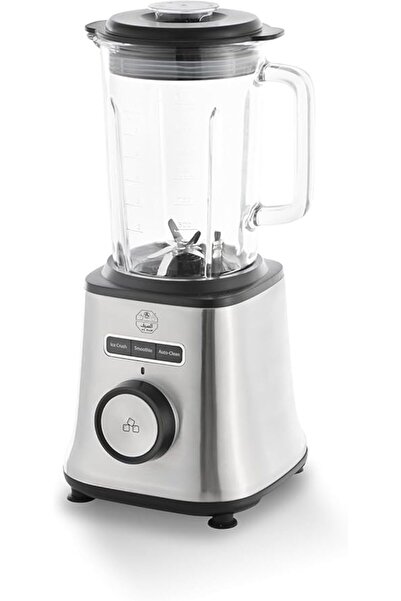 Other Al Saif Electric Blender 1500W, 3 Presets (Ice Crush, Smoothie, Self-Clean), 1.8L, Silver/Black - E0