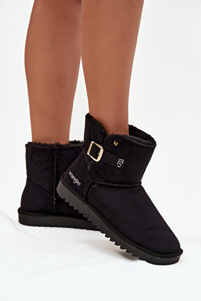 WRANGLER Cizme De Zapadă Pentru Femei Cu Catarama 20253091.25Y Negru 36