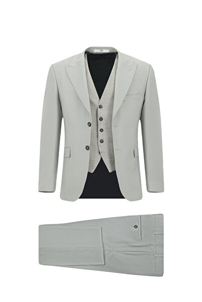 Kiğılı Slim Fit Slim Fit Combination Suit with Vest