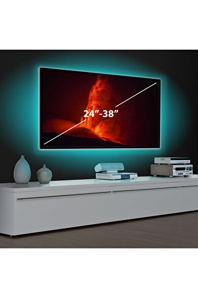 SUNSHINE SLS001 SMART LED Strip - Ambient TV Lighting 24"-38" -
