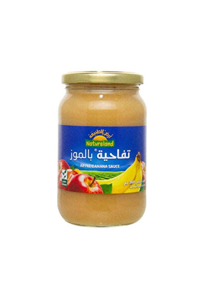 natureland تفاح وموز عضوي 360 جرام