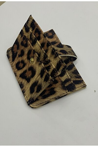 PurpleART Women's Suede Snap Closure Card Holder 8X11Cm