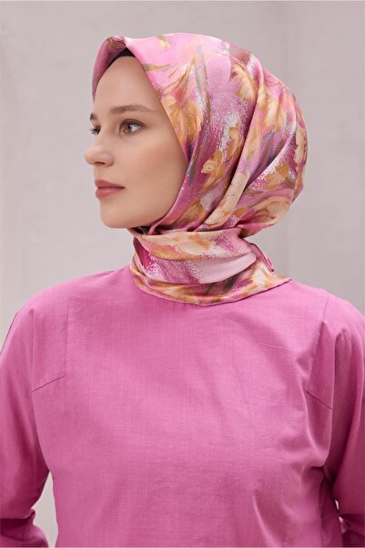 Belli Μοτίβο λουλουδιών 2025/2026 Φθινόπωρο Χειμώνας Μεταξωτό Φουλάρι 4217D