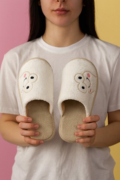 Moda Frato Frog Frog Indoor Women's House Slippers Daily Comfortable Winter Slippers