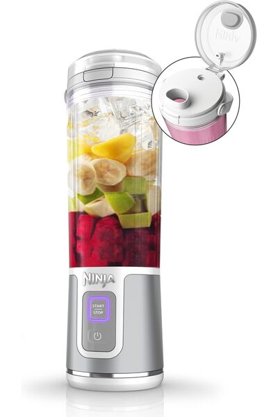 NINJA Blast Portable Personal Blender, Wireless, 511 ml, Model BC151WH