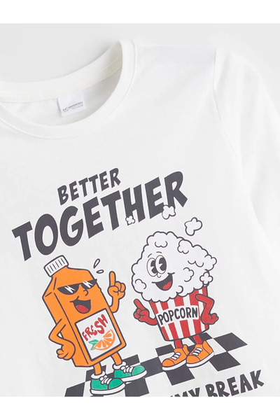 LC Waikiki Printed Boy's Pajama Set