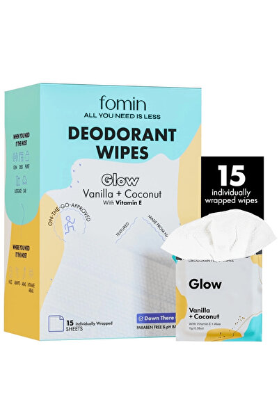 fomino Fomin Vanilya ve Hindistan Cevizli Deodorant Mendil 15 Adet