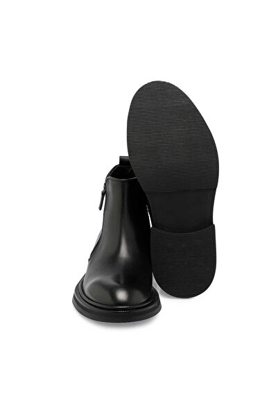 Tergan Siyah Hakiki Deri Erkek Klasik Bot - E24K1BT56977-A43