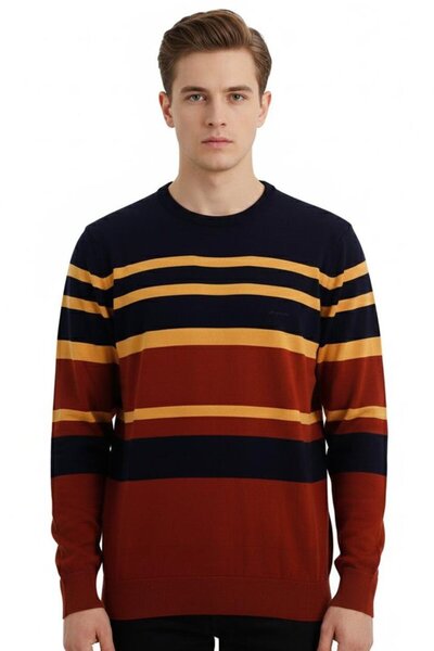 Uki KİREMİT Bisiklet Yaka Triko Kazak