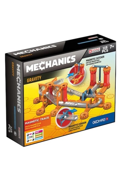 GEOMAG Gravity Race Track Magnetic Construction Set 115 Pieces Multicolor