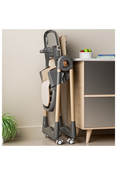 Flippy Παιδική Καρέκλα Τραπεζαρίας, Πολυλειτουργική Σταθερή Ρυθμιζόμενη Ρυθμιζόμενη 100x50x80cm από 6 Μηνών Κρέμα