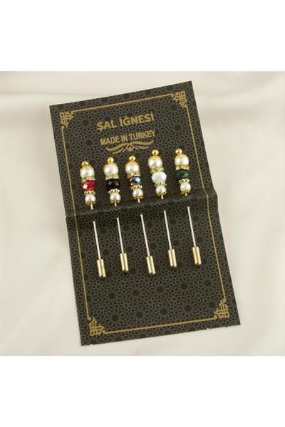 ZERO LAND 5 Κομμάτια Πέρλες Κρυστάλλινες (234355) Βελόνες Σάλιου-Πολύχρωμες