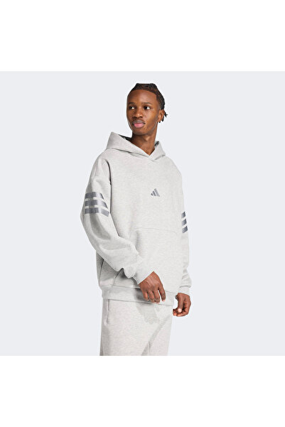 adidas M Fı 3S Hd Hld Чоловічий сірий світшот