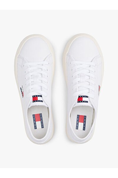 Tommy Hilfiger Kadın Beyaz Sneaker