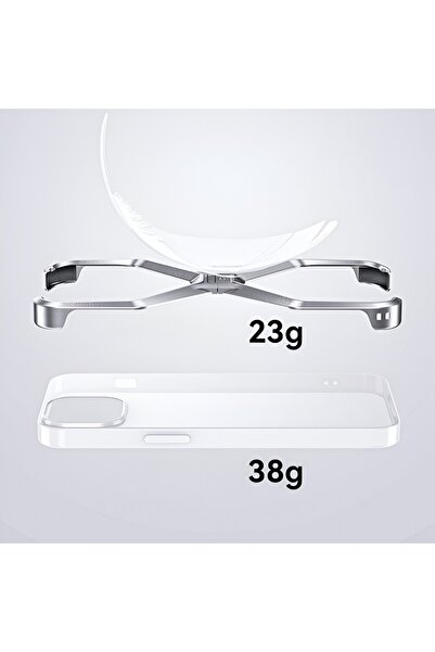 Flippy Armor X Case for iPhone 15 Pro Max, Flippy, Alloy, 2-Layer Edges, Metallic Gray