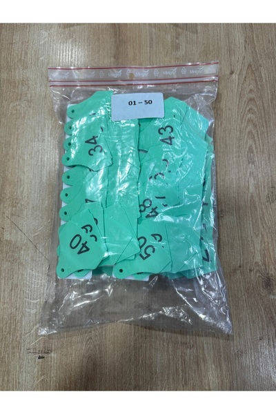 Yerli Büyükbaş 50 adet kulak küpesi