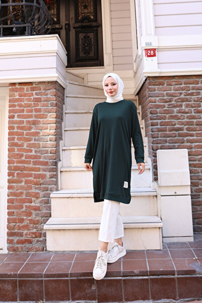 ECESSAMODAM Καθημερινό Basic Sweat Tunik