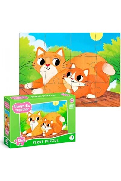 Dodo Puzzle 12 'Zawsze razem' set, 12 pieces, multicolor