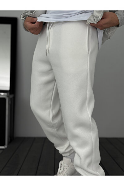 BYBASICMAN Бял еластичен спортен екип с крачоли JJ-1406