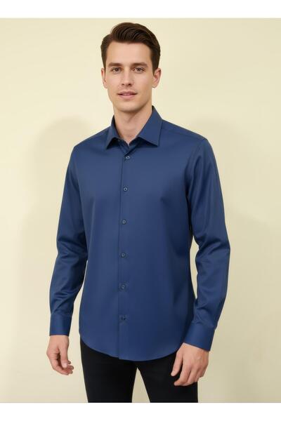 YusayTr Men's satin shirt