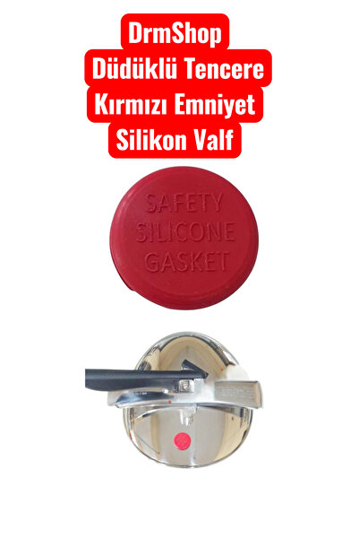 shopdrm HER MARKA ÜSTTEN AÇMALI DÜDÜKLÜ TENCEREYE UYGUN KIRMIZI EMNİYET SİBOBU