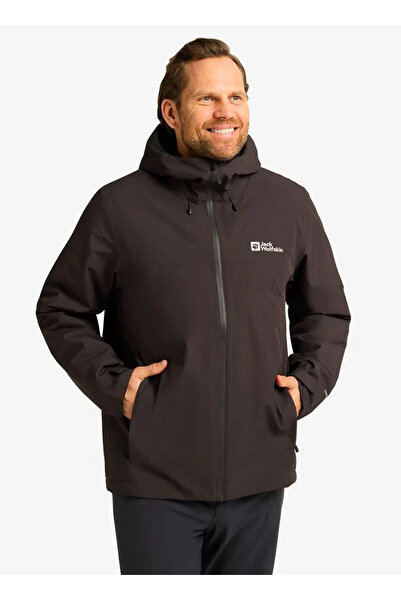Jack Wolfskin A61870_D0108-WISPER INS JKT M Kahve Normal Düz Erkek Ceket