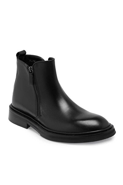 Tergan Siyah Hakiki Deri Erkek Klasik Bot - E24K1BT56977-A43