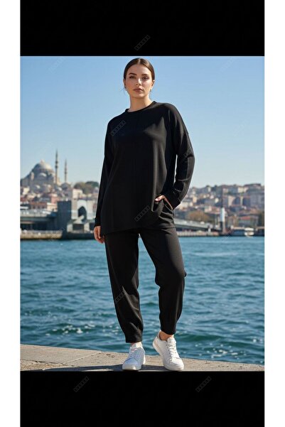 AGORATEKSTİL Set de pantaloni din material modal pentru femei-Swit