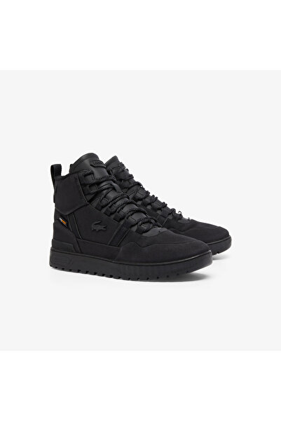 Lacoste T-Clip Winter Mid Erkek Siyah Bot