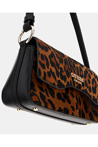 Guess Domitilla Women's Multicolored Leather Shoulder Bag Hwlo7529780-Leo