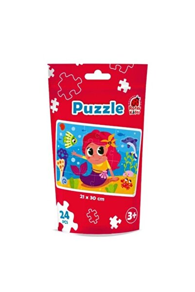 Roter Kafer Puzzle, Mermaid, 3+ years, Multicolor