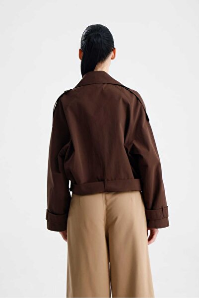 GACA COLLECTION BYBLOS Kısa Su Geçirmez Alt Bağlama Kuşaklı Trenckot