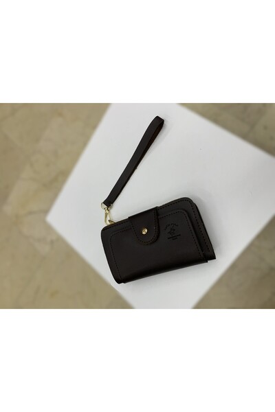 PurpleART Women's Portfolio Wallet with Wrist Strap 10X15Cm