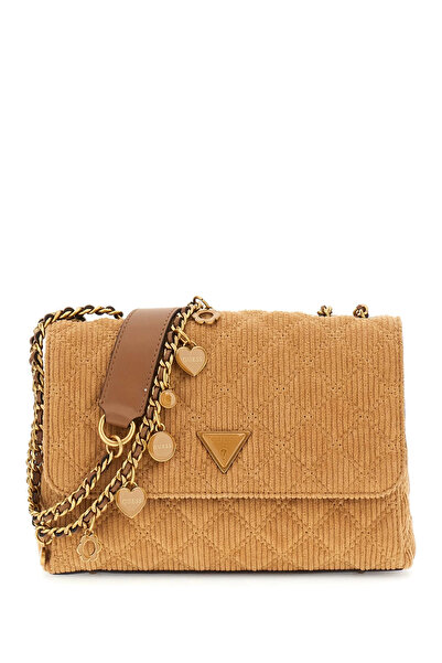 Guess Giully Women's Brown Shoulder Bag Hwcg9673200-Cog