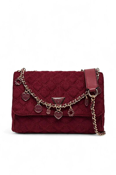 Guess Giully Ii Burgundy Women's Shoulder Bag Hwcg9673200