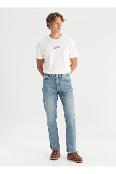 WRANGLER Normal Bel Relaxed Indigo Men's Denim Pants Frnk00013381 Indigo Denim Pants