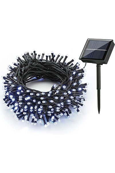 Promagg Instalație luminoasă solară 50 m cu 500 LED-uri pentru decor exterior și interior