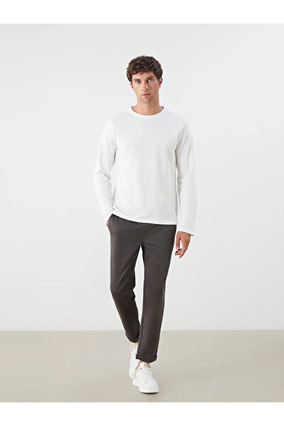 LC Waikiki Ανδρικό μακρυμάνικο μπλουζάκι με λαιμόκοψη