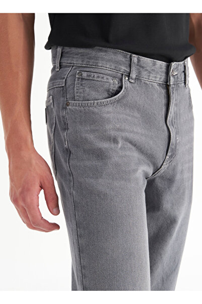 WRANGLER Normal Bel Relaxed Gray Men's Denim Trousers Frnk0000725 Gray Denim Trousers