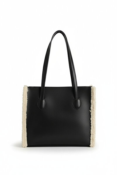 MAMIN Leather-Look Plush Shoulder Bag