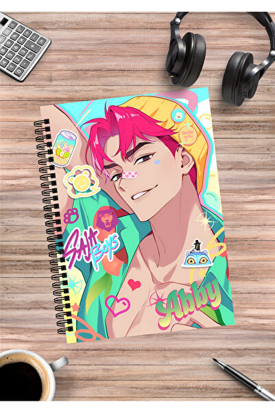 mertfigur K Pop Demon Hunters Rumi Mira Zoey Jinu Anime Spiral Notebook A5 (5...