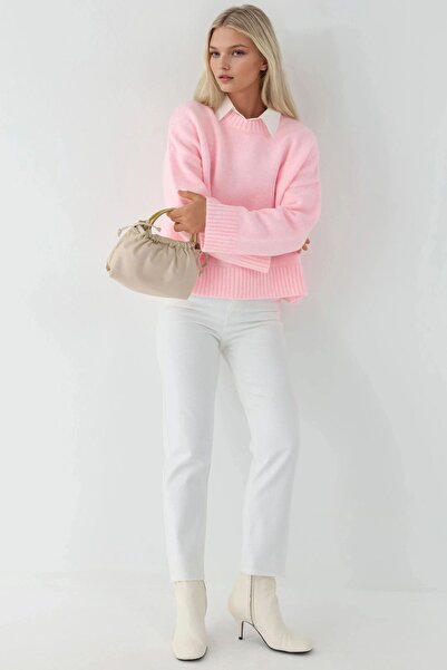 Hiccup Kalın Ekstra Yumuşak Yuvarlak Yaka Kazak