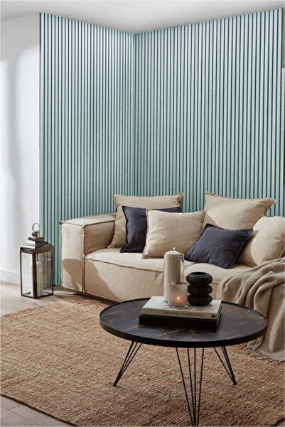 DECOALA MDF Tavan & Duvar Lambri Seti (10 Adet) 12x280 cm Açık Gri Ahşap Görünümlü Dekoratif Kaplama Paneli