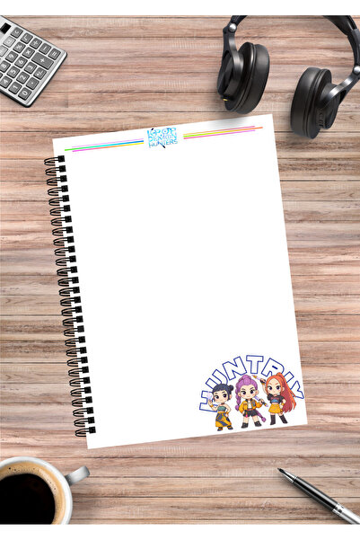 mertfigur K Pop Demon Hunters Rumi Mira Zoey Jinu Anime Spiral Notebook A5 (50 Sheets)
