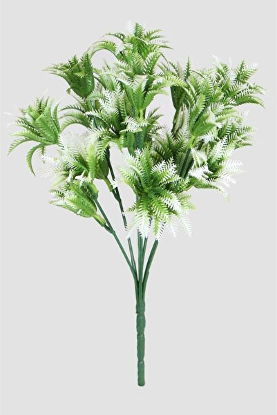 DEFNE DECOR Yapay Çiçek Beyaz Mini Sıkas Demeti 5 dallı