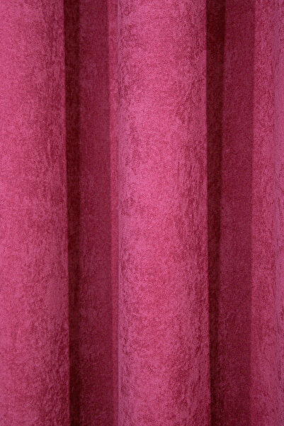 Premier Home Harmony Ringed Background Curtain Fuchsia 140X260