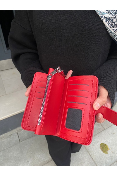 PurpleART Women's Stone Portfolio Wallet with Wrist Strap 9X15Cm